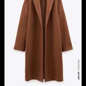 Zara lapel coat